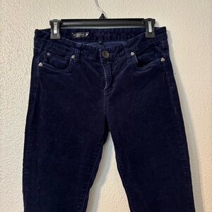 Kut From The Kloth- Mia Blue Corduroy Toothpick Skinny- size 6